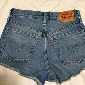 Levi's 501 High Waisted Denim Shorts